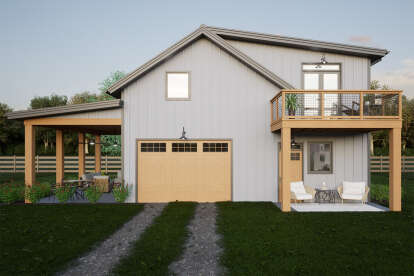 Barn House Plan #7174-00006 Elevation Photo