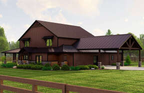 Barn House Plan #5032-00199 Elevation Photo