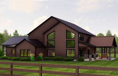 Barn House Plan #5032-00199 Elevation Photo