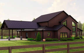 Barn House Plan #5032-00199 Elevation Photo