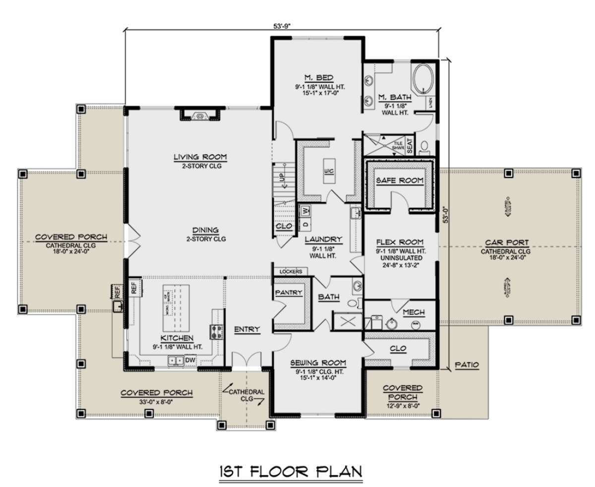 Main Floor  for House Plan #5032-00199