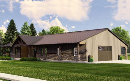 Barn House Plan #5032-00200 Elevation Photo