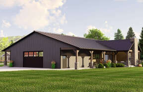 Barn House Plan #5032-00200 Elevation Photo