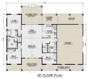 Main Floor  for House Plan #5032-00200