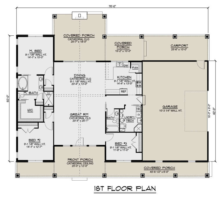 House Plan House Plan #28266 Drawing 1