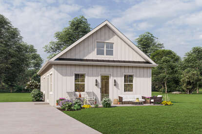 House Plan House Plan #28267 Angled Front Elevation