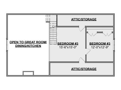 Second Floor for House Plan #1462-00059