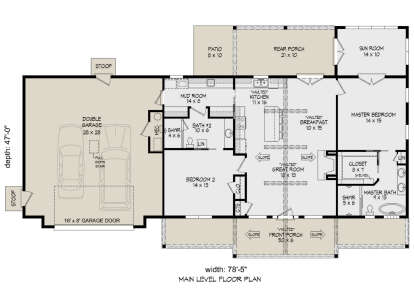 Main Floor  for House Plan #940-00682