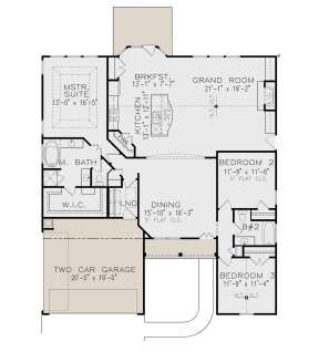 Main Floor for House Plan #699-00349