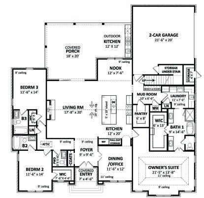House Plan House Plan #28273 Drawing 1