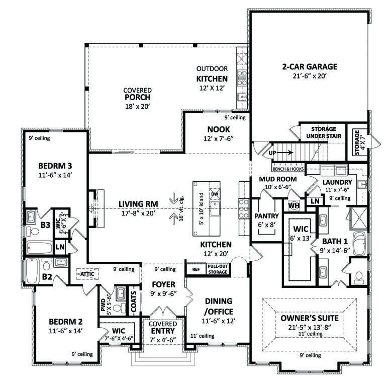 House Plan House Plan #28273 Drawing 1