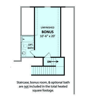 Bonus Room for House Plan #4195-00050