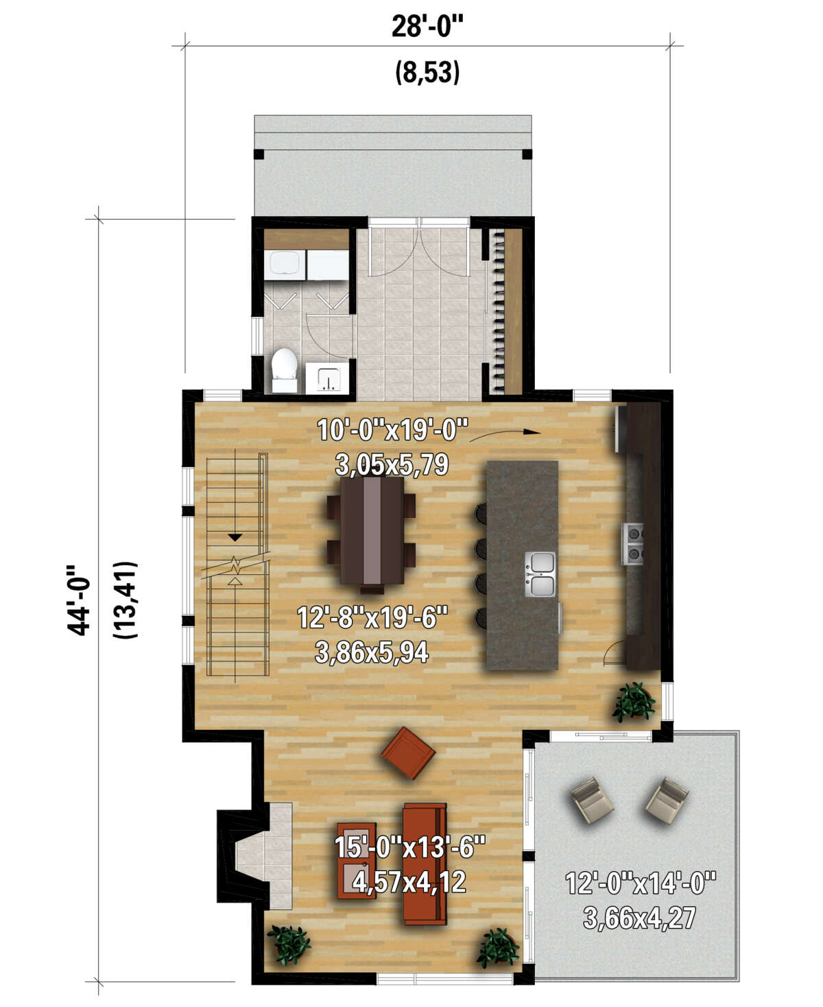 Main Floor  for House Plan #6146-00555