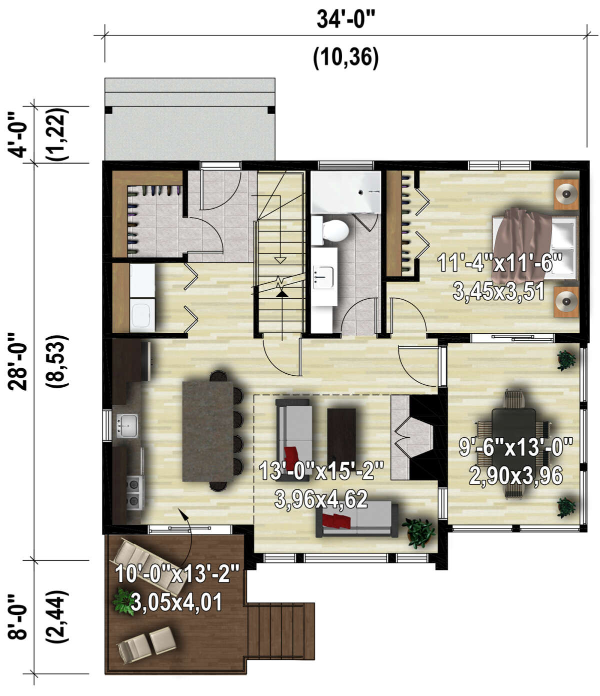Main Floor  for House Plan #6146-00557