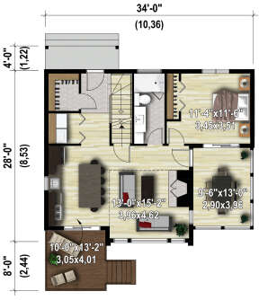 Main Floor  for House Plan #6146-00557
