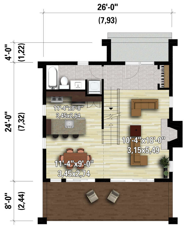 House Plan House Plan #28282 Drawing 1