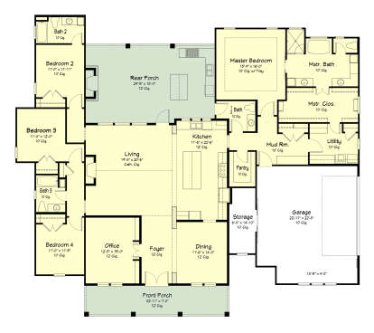 House Plan House Plan #28287 Drawing 1