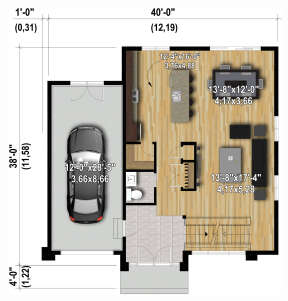 Main Floor for House Plan #6146-00561