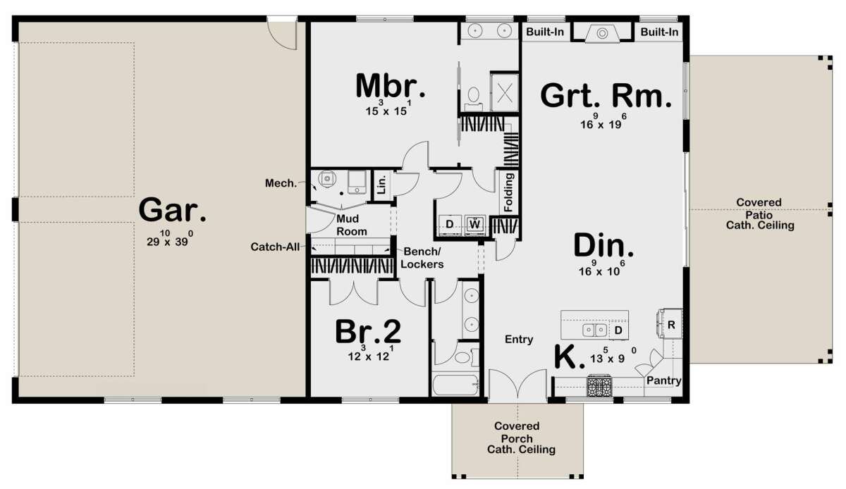 Main Floor for House Plan #963-00716