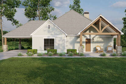 Cottage House Plan #8318-00313 Elevation Photo