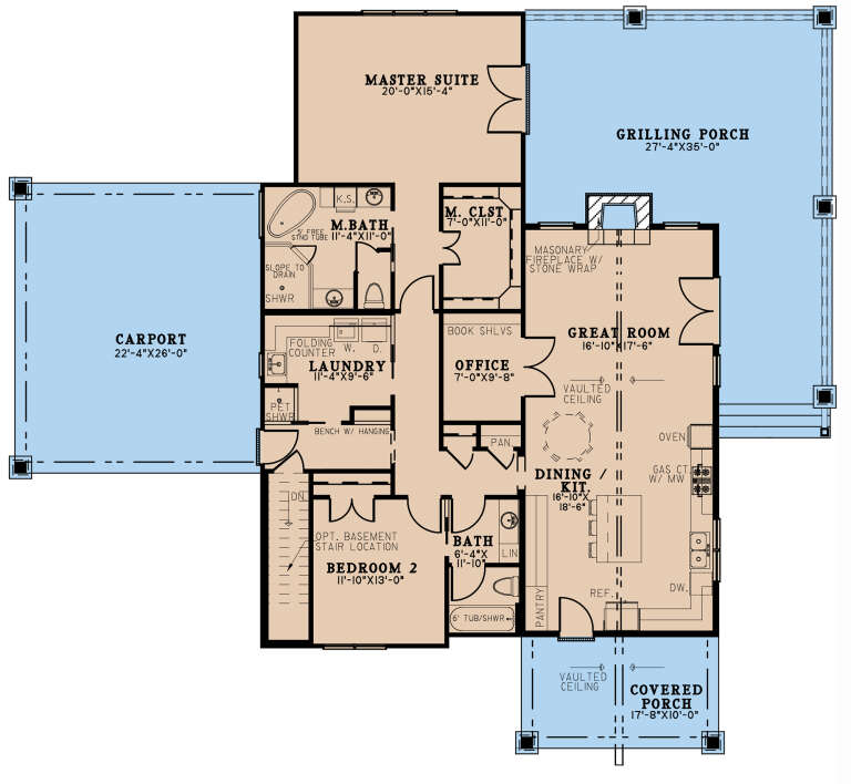 House Plan House Plan #28296 Drawing 1