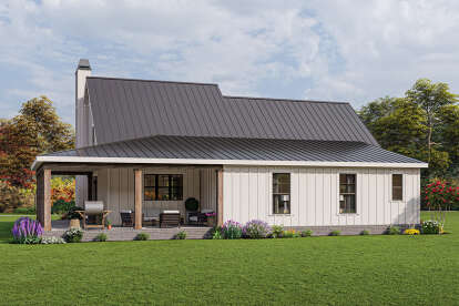 Modern Farmhouse House Plan #009-00319 Elevation Photo
