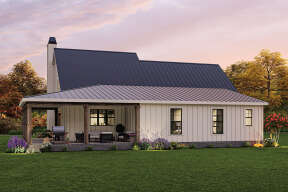 Modern Farmhouse House Plan #009-00319 Elevation Photo