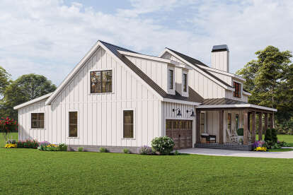 Modern Farmhouse House Plan #009-00319 Elevation Photo