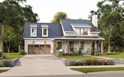 House Plan House Plan #28297 Angled Front Elevation