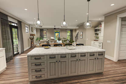 Modern Farmhouse House Plan #009-00319 Additional Photo