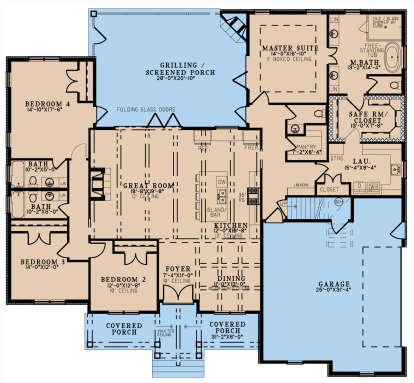 House Plan House Plan #28298 Drawing 1