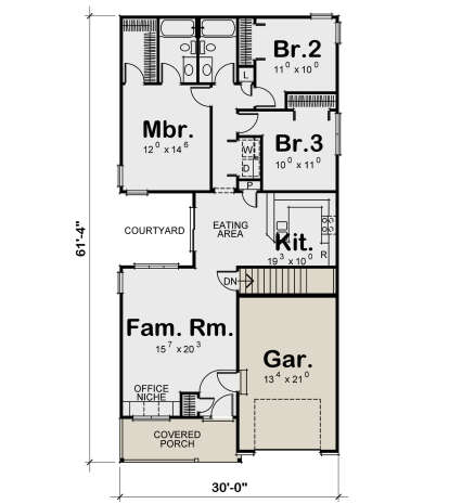House Plan House Plan #28299 Drawing 1