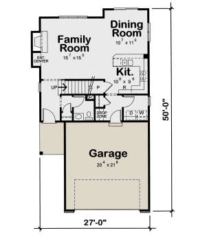 Main Floor  for House Plan #402-01772