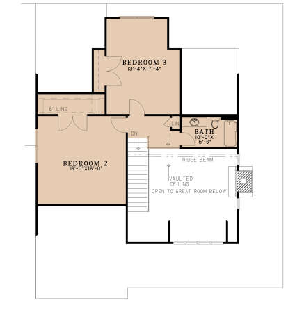 Second Floor for House Plan #8318-00315