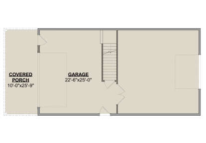 First Floor for House Plan #1462-00060