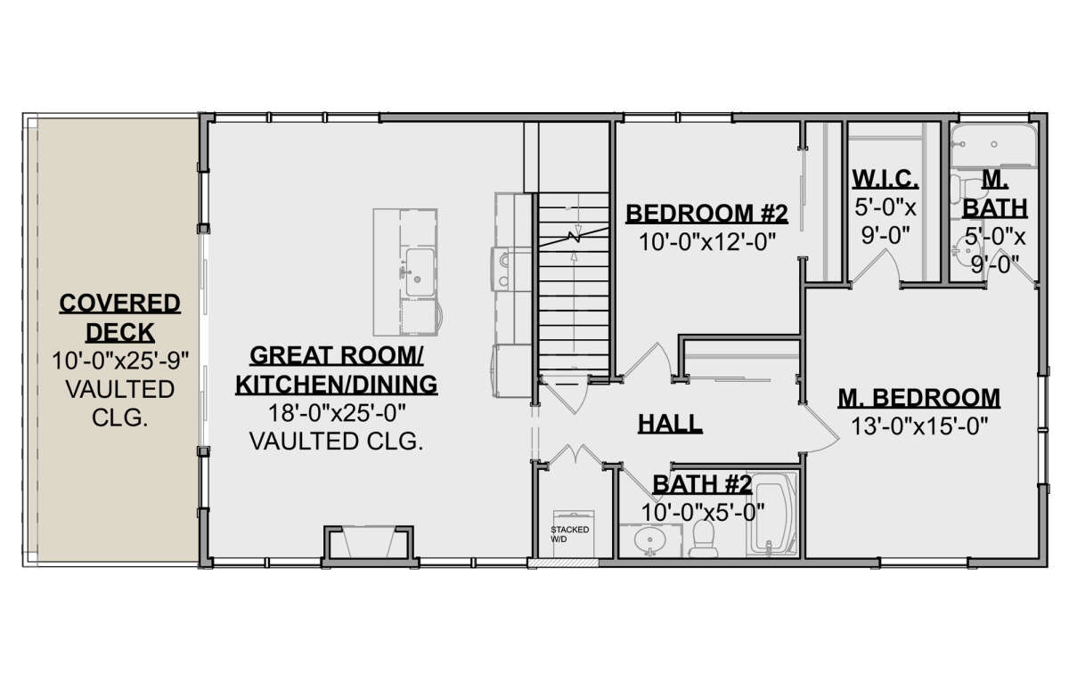 Second Floor for House Plan #1462-00060