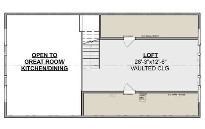 Loft for House Plan #1462-00060