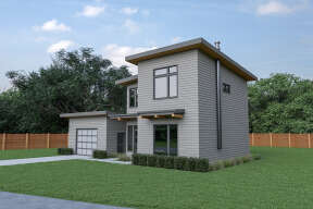 Modern House Plan #2464-00054 Elevation Photo