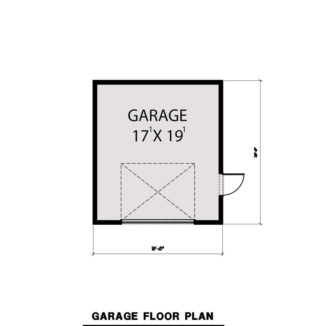 Detached Garage for House Plan #2464-00054