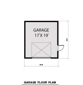 Detached Garage for House Plan #2464-00054