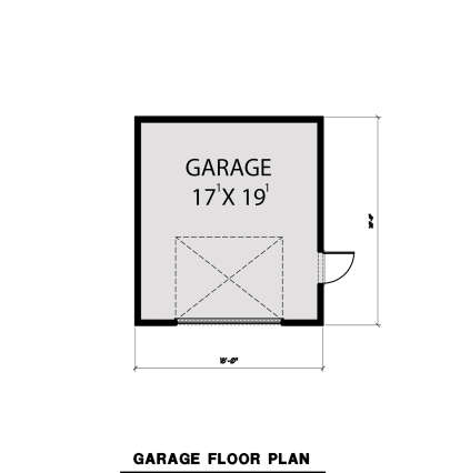 Detached Garage for House Plan #2464-00054