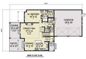 Main Floor  for House Plan #2464-00055