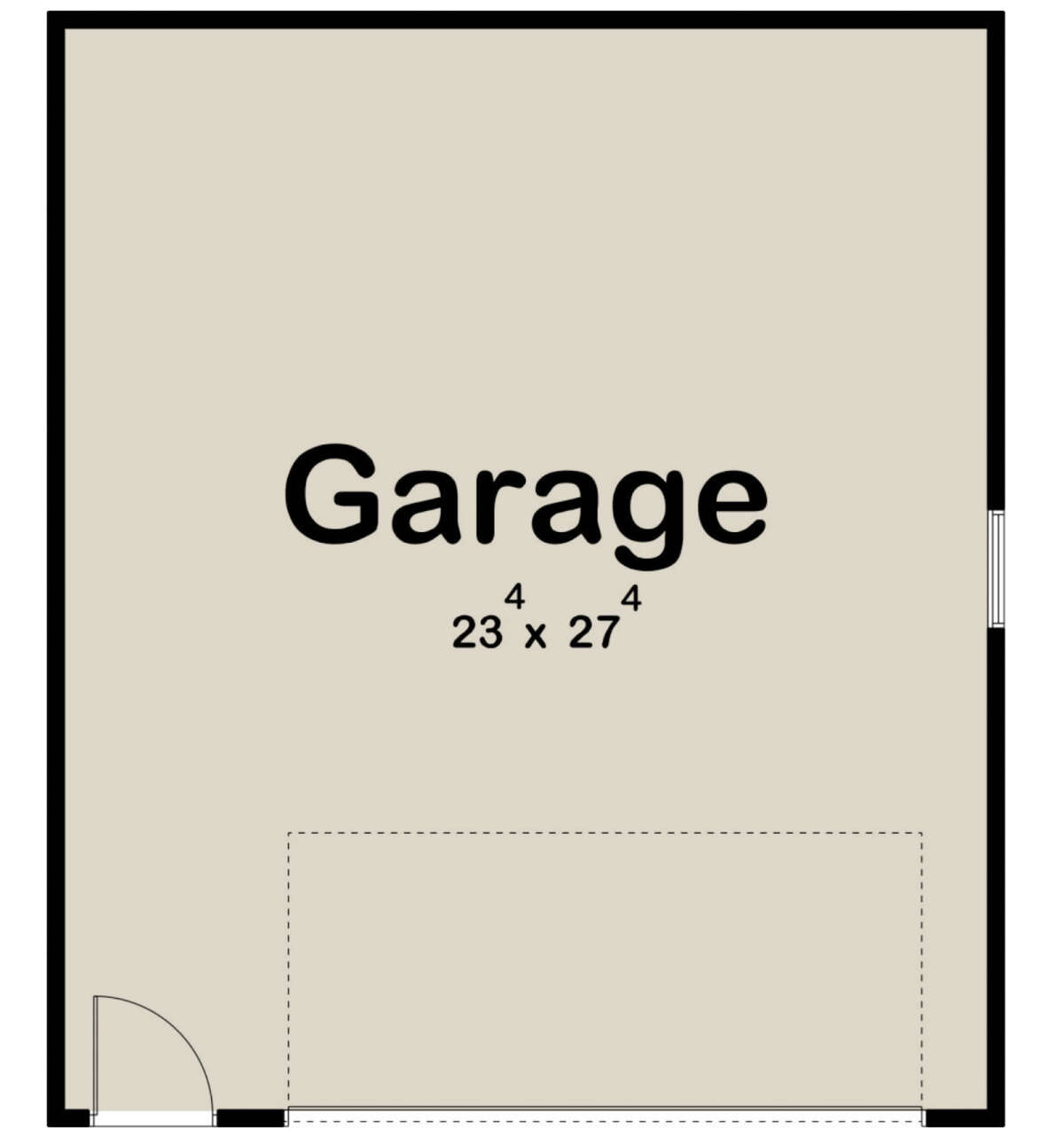 Garage Floor for House Plan #963-00718