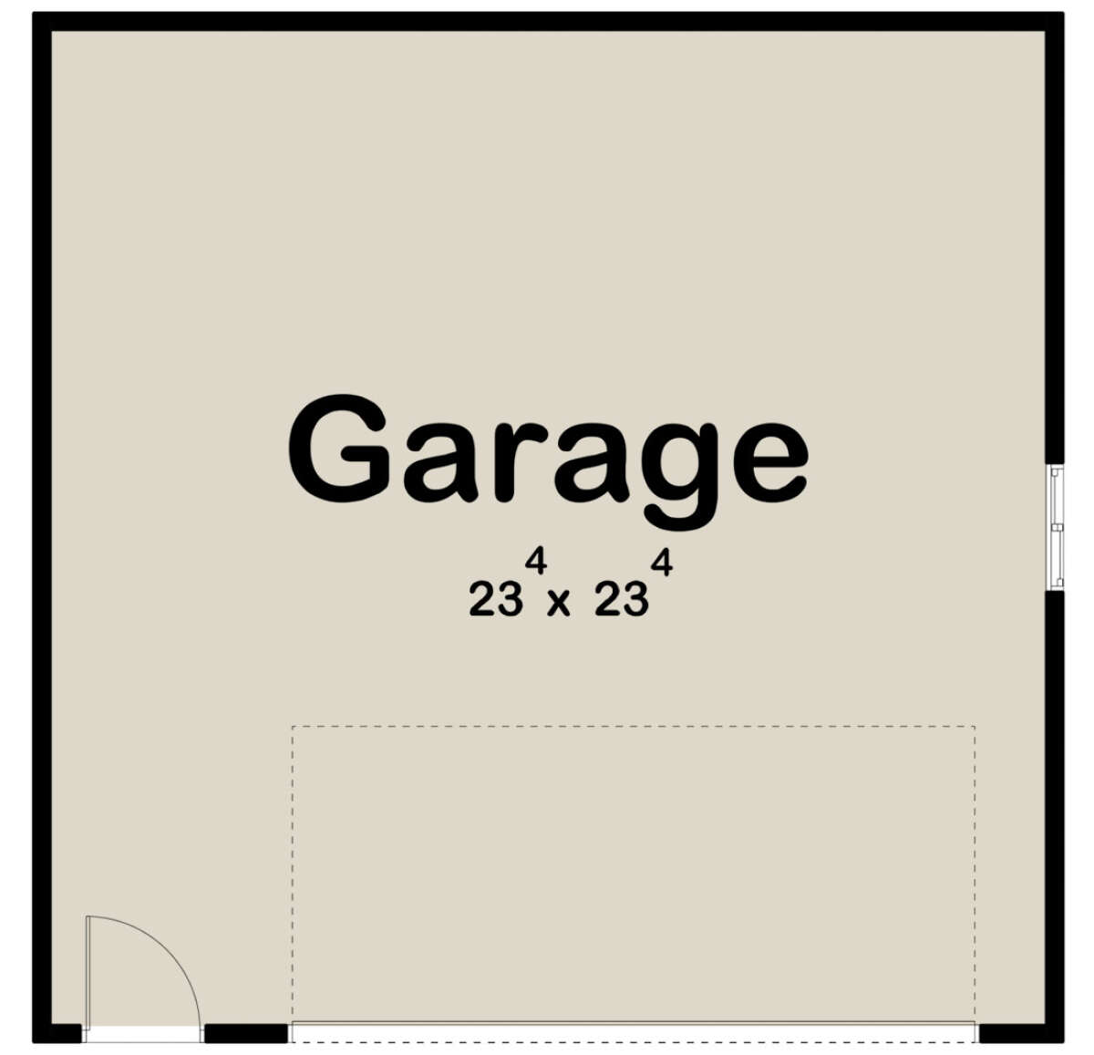 Garage Floor for House Plan #963-00720