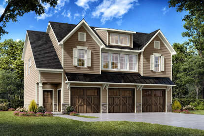 House Plan House Plan #28311 Angled Front Elevation