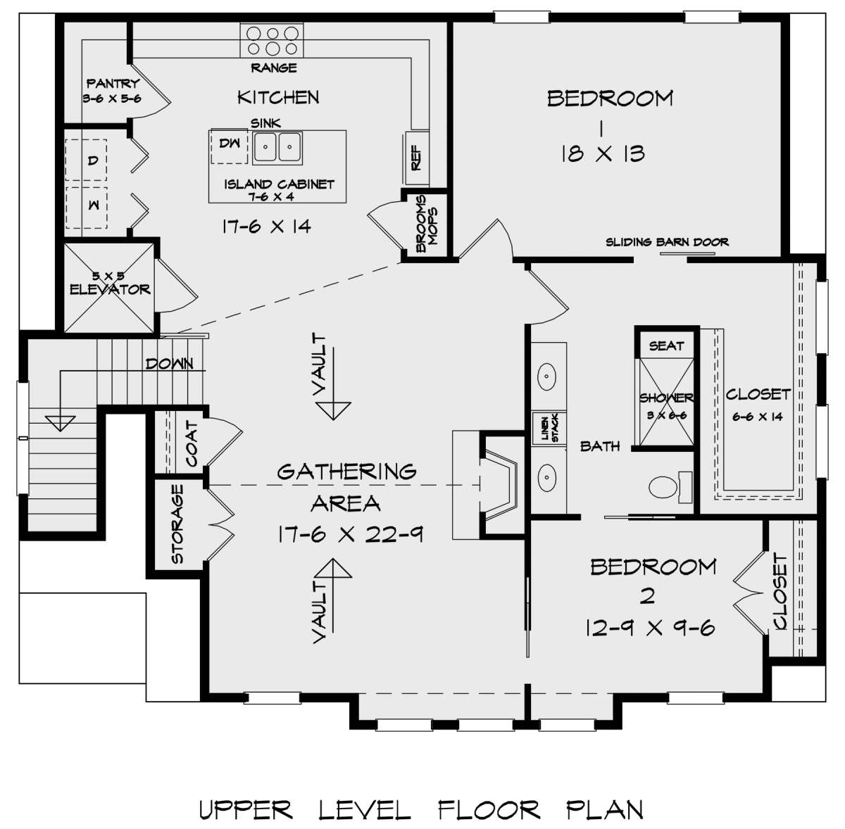 Second Floor for House Plan #6082-00217