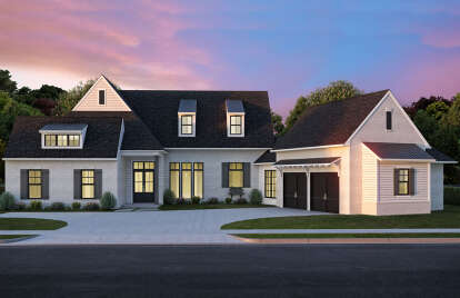 Modern Farmhouse House Plan #7516-00071 Elevation Photo