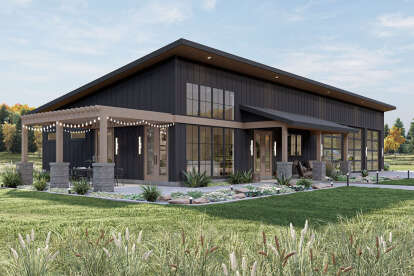 Barn House Plan #963-00721 Elevation Photo