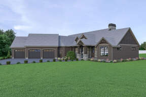 Craftsman House Plan #2464-00056 Elevation Photo