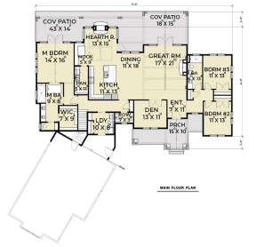 Main Floor  for House Plan #2464-00056